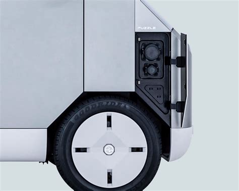 A Tiny, Rectilinear Electric Van With Swappable Panels, Modular ...