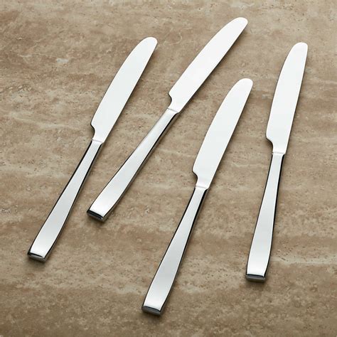 Aspen Dinner Knives, Set of 4 + Reviews | Crate & Barrel