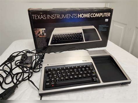 Texas Instruments TI-99/4A home computer - powers on