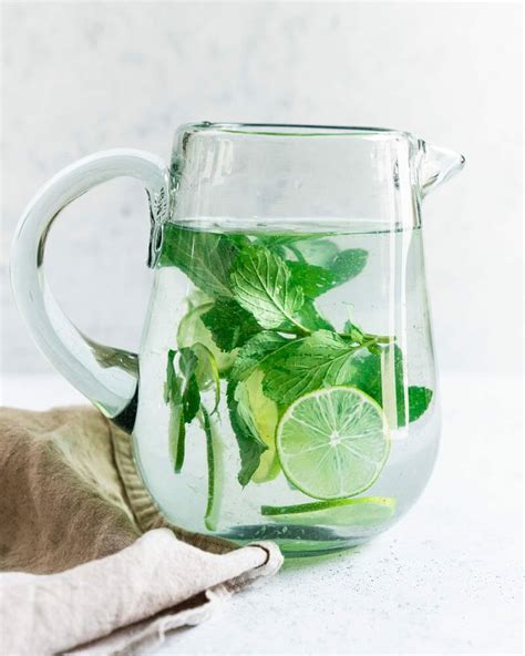 Lime Water Recipe with Mint (Healthy Drink!) – A Couple Cooks