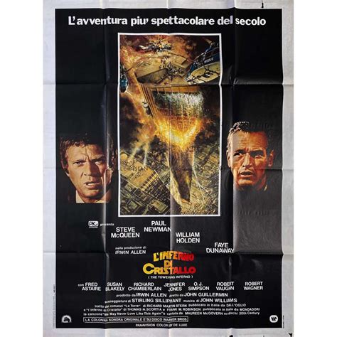 THE TOWERING INFERNO Italian Movie Poster - 39x55 in. - 1974