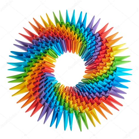 Origami rainbow 3d — Stock Photo © oksixx #6254384