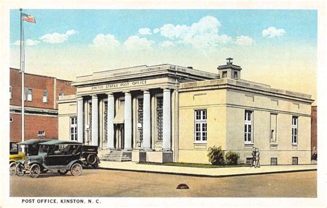 Kinston North Carolina Post Office Street View Antique Postcard K18351 | eBay