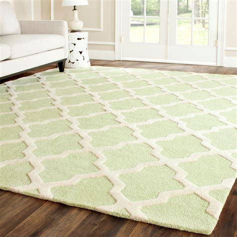 Safavieh Cambridge Light Green/Ivory 6 ft. x 6 ft. Square Area Rug-CAM121B-6SQ - The Home Depot