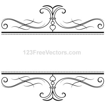 Scroll Border Vector at GetDrawings | Free download