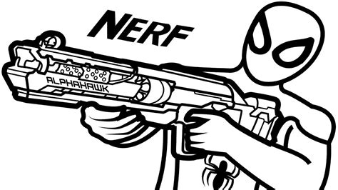 Toy Gun Coloring Pages