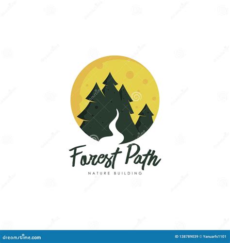 Forest Logo Vector. Forest Logo Template. Outdoor Logo Stock Illustration - Illustration of bear ...