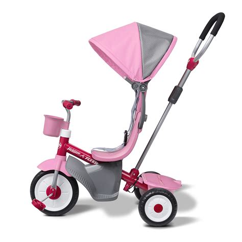 Radio Flyer 4-in-1 Stroll 'N Trike Pink, 19.88" x 35.04" x 40.75" - ToyMamaShop