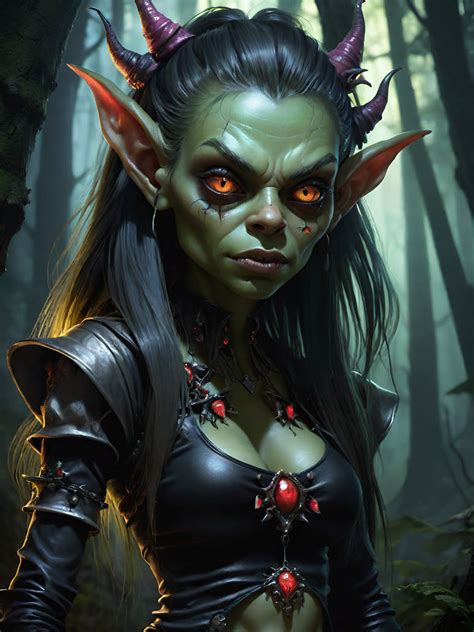 Fantasy Goblin Portrait by Serendigity-Art on DeviantArt