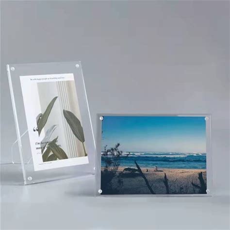 Factory Price Desktop Clear 8x10 Lucite Picture Frame Acrylic Photo ...