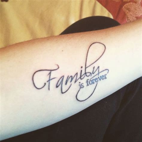 Family is everything. Forever | Family tattoos, Family tattoo designs, Forever tattoo