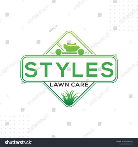 Lawn Care Logo Grass Green Logo Stock Vector (Royalty Free) 2171478485 ...