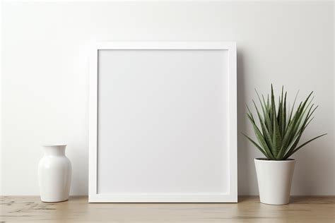 White Frame Mockup Graphic by Illustrately · Creative Fabrica