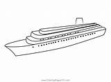 Disney Cruise Ship Coloring Page Pages sketch template