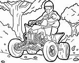 ATV Coloring Pages  Free Printable For Kids sketch template