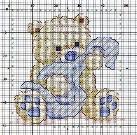 Free Teddy Bear Cross Stitch Patterns