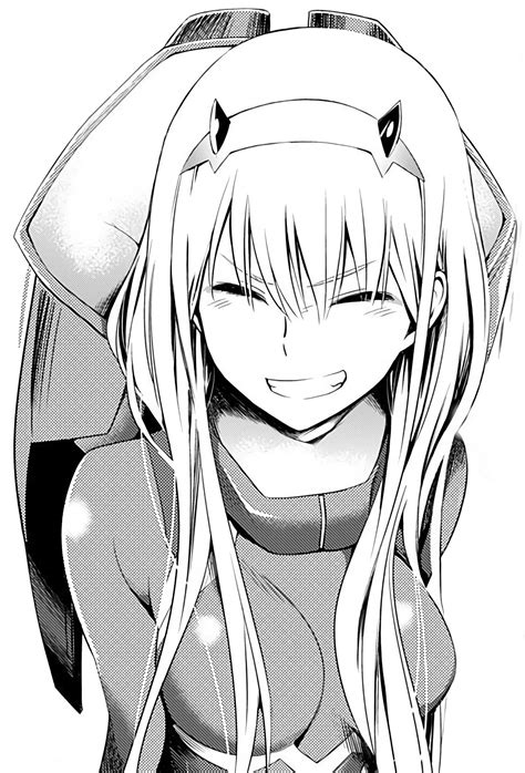 Adorable Zero Two from the manga