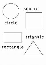 Colouring Pages For Shapes sketch template