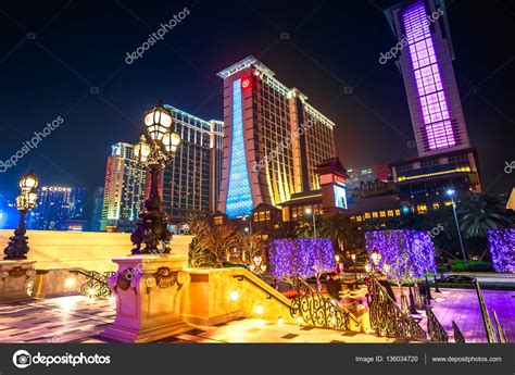 Cotai Strip Macau night – Stock Editorial Photo © bennymarty #136034720