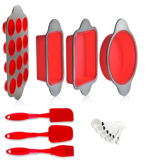 13 Set Premium Silicone Baking Pans & Utensils – Boxiki