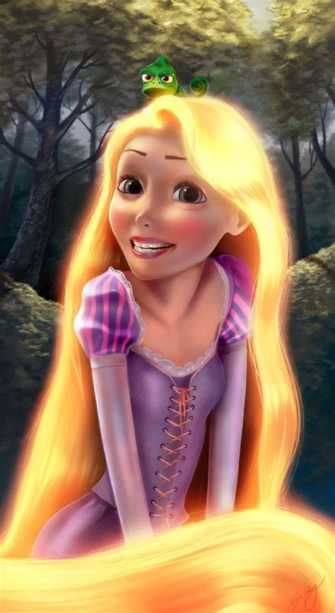 Tangled Rapunzel Glowing Hair