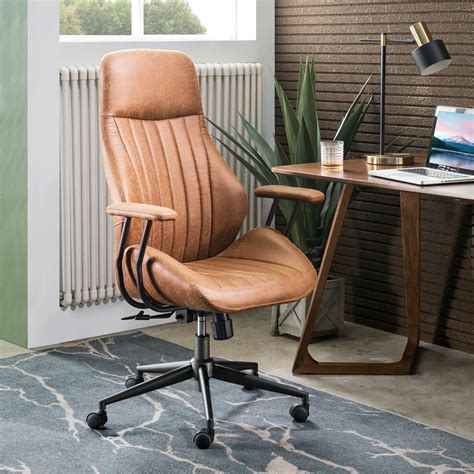 Shop OVIOS Ergonomic Office Chair Modern Computer Desk Chair high Back ...