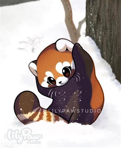 🌸🍃Lily Paw - SHOP OPEN 🌸🍃 on Instagram: "I haven’t drawn a red panda in ...