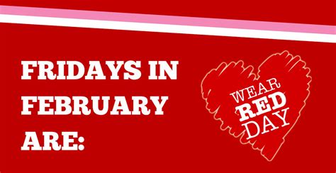 Celebrate Heart Month by Wearing Red on Fridays in February – One Spirit Blog