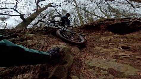 Wrekin MTB Looking for steepest trail on the hill - YouTube