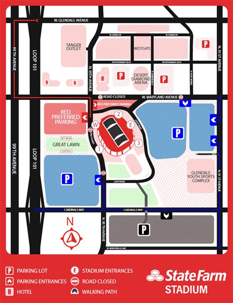 State Farm Stadium parking: map, pricing and more | Phoenix New Times