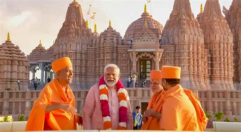 Modi inaugurates 1st Hindu temple in Abu Dhabi, largest in the Gulf