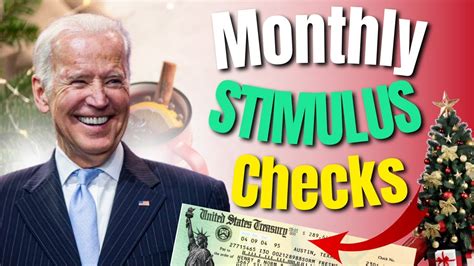 "MONTHLY" 4th STIMULUS CHECKS Coming! Up to $500 for 18 Months! - YouTube