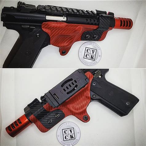 Suppressor/Compensator-ready Holster for Ruger MK4 | CVCK HOLSTERS