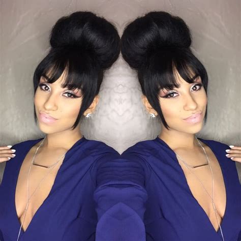 Pin by Kim Campbell on me me me | Weave ponytail hairstyles, Natural hair styles, Short hair styles