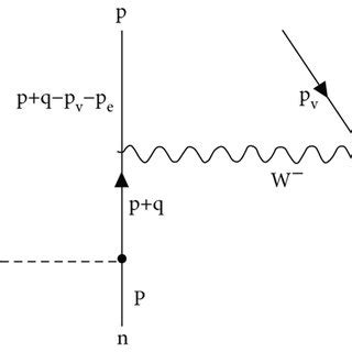 A Feynman diagram relevant for axion-induced beta decay. | Download ...