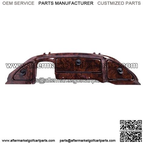 Club Car Precedent (08.5+) Golf Cart Woodgrain Dash Cover with Locking ...