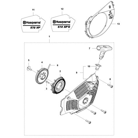 Starter Assembly For Husqvarna 572XP-XPG Chainsaw | L&S Engineers