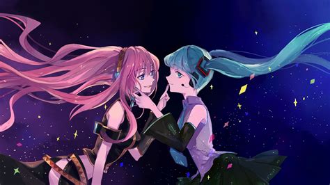 anime, Anime Girls, Hatsune Miku, Megurine Luka, Vocaloid Wallpapers HD / Desktop and Mobile ...