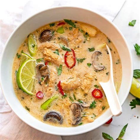 Vegan Thai Coconut 'Chicken' Soup - Good Old Vegan