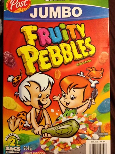 Fruity Pebbles - The only current thriving female cereal mascot | Pebbles cereal, Fruity pebbles ...