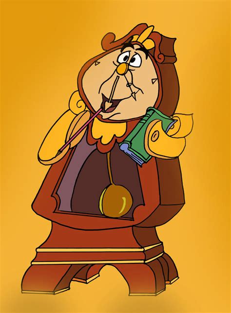 Cogsworth clock by lacunacoil4 on DeviantArt