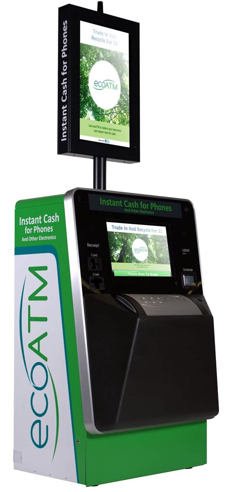 ecoATM kiosk gives cash for electrical trash