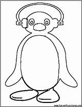 Pingu coloring pages sketch template