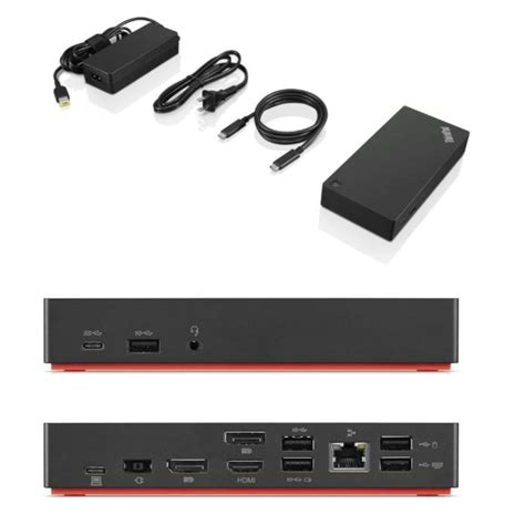 Lenovo ThinkPad USB-C Dock Gen 2 Docking Station HDMI 2 x DP GigE 90 ...