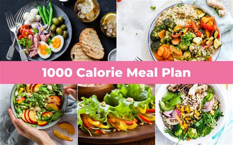1000 Calorie Diet Meal Plan For Beginner - Kerri Ann Jennings