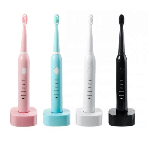 Sonic Electric Toothbrush USB Rechargeable 5 Modes Timing Toothbrush IPX7 Teeth Whitening Oral ...