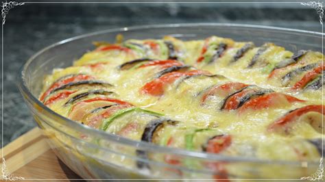 Ratatouille with Cheese Sauce