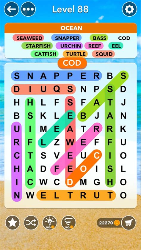 Word Search Puzzle - Classic App for iPhone - Free Download Word Search ...