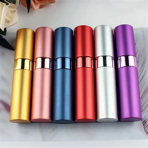 1PC High Quality 15ML Aluminum Perfume Bottle Empty Refillable Spray ...