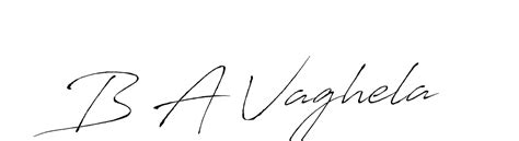 73+ B A Vaghela Name Signature Style Ideas | Superb E-Sign